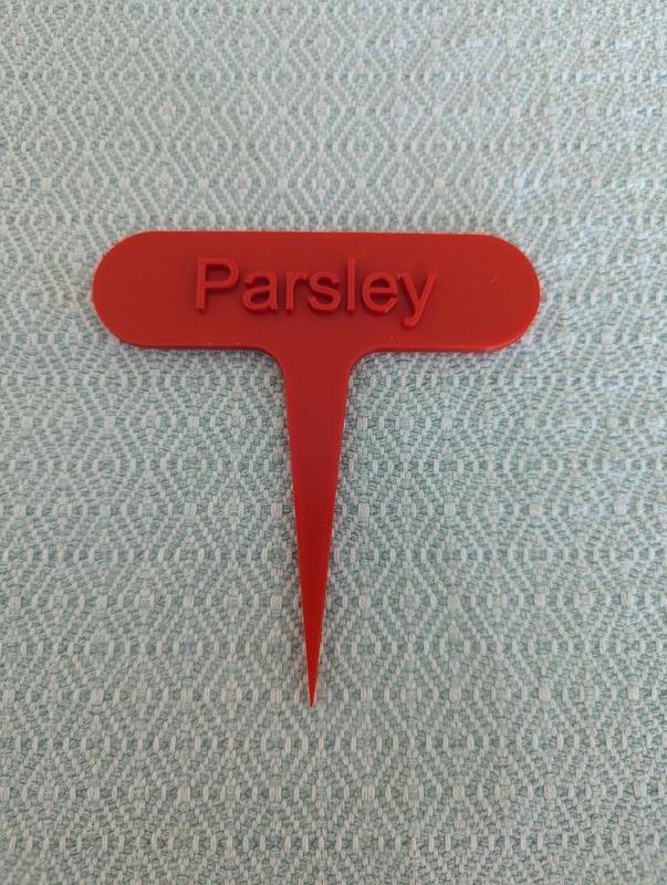Parsley Plant Marker / Stake / Stick
