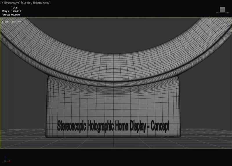 Stereoscopic Holographic Home Display - Concept
