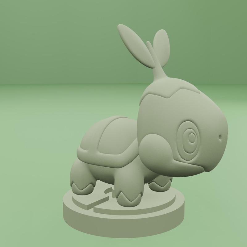 Pokemon No. 387-395 Turtwig, Grotle, Torterra, Chimchar, Monferno, Infernape, Piplup, Prinplup, Empoleon