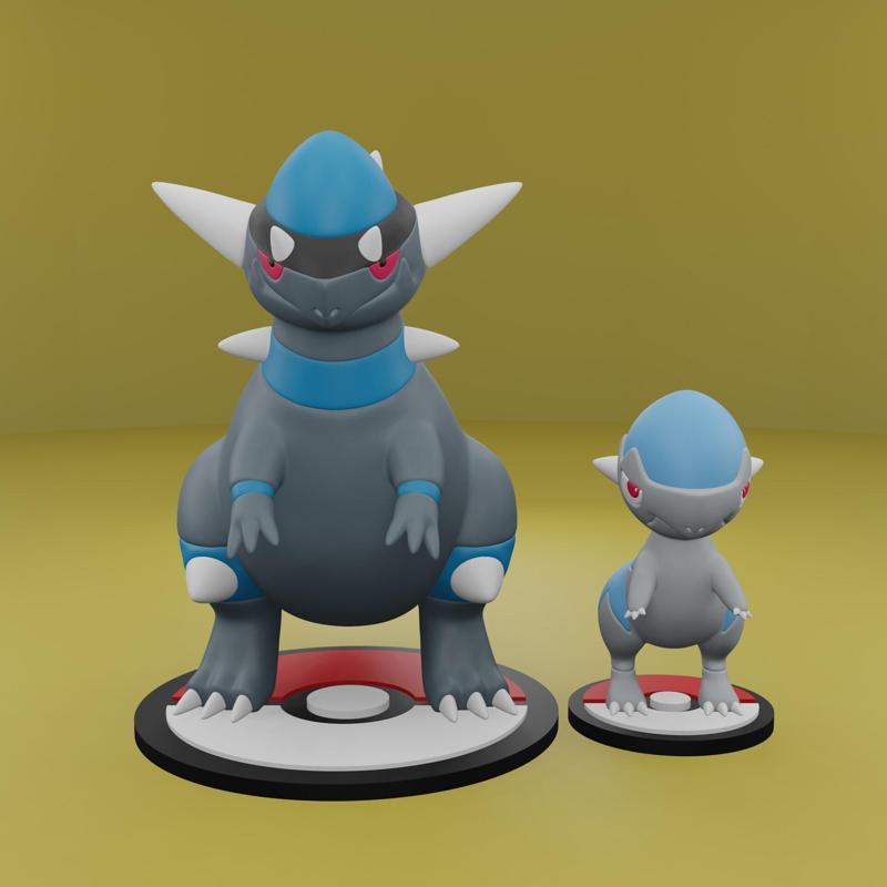 Pokemon No. 408, 409 Cranidos, Rampardos