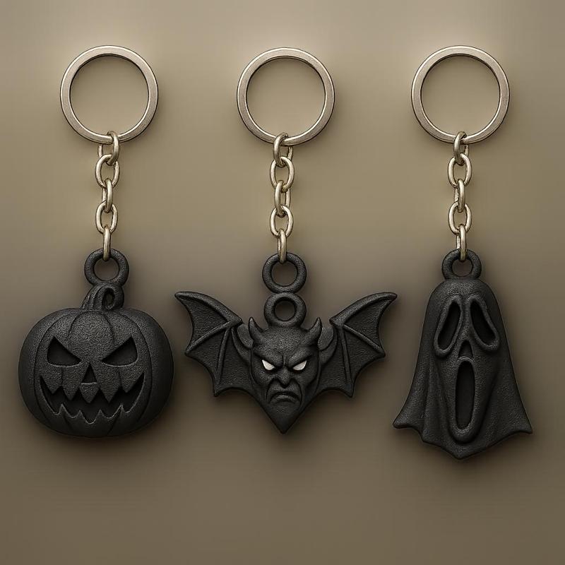 🔑 Scary Halloween Keychain Collection