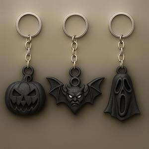 🔑 Scary Halloween Keychain Collection