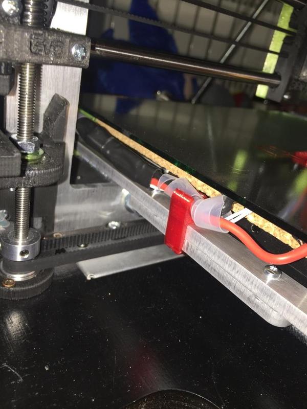 Prusa R2 EVO heat-bed cable support