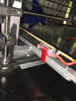 Prusa R2 EVO heat-bed cable support