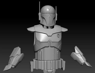 Gar Saxon 6inch figure custom 3d printing files