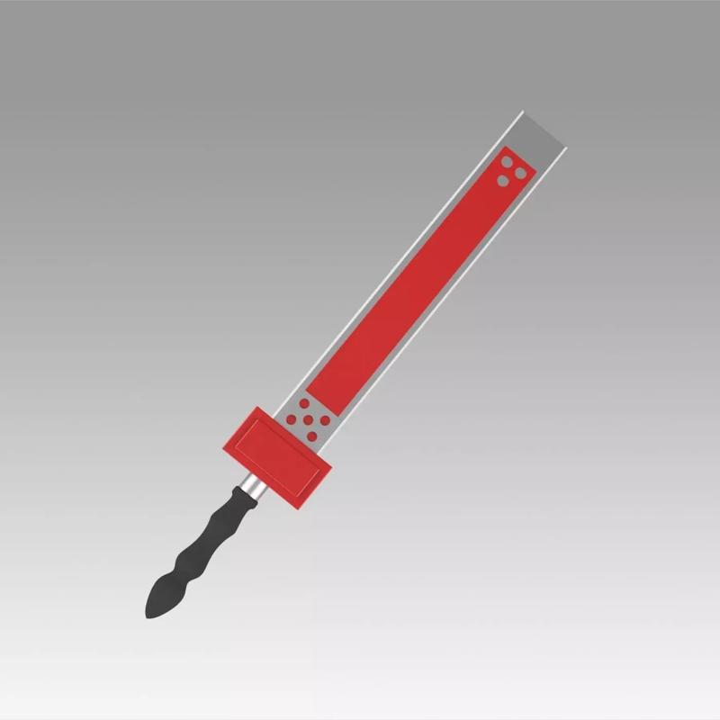 Guilty Gear Sol Badguy Sword Cosplay Weapon Prop