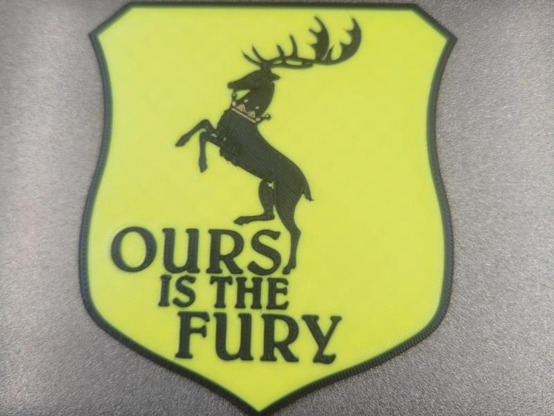 Baratheon - Ours is the Fury - Game of Thrones