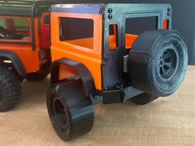 1/18 Scale Safari Trailer. (Defender Style)