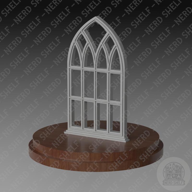 Gothic Church Arch Window Shelf