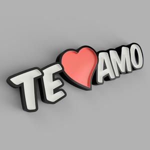 TE AMO - LED LAMP WITH NAME (NAMELED)