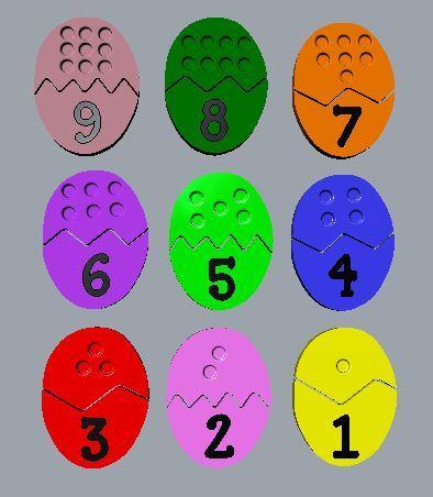Play 'n Learn Easter Egg Number Counting Puzzle #EASTERXCULTS