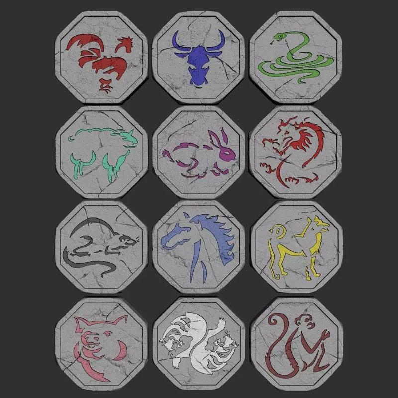 Jackie Chan Adventures - The 12 Chinese Zodiac Talismans 3D