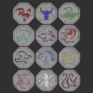 Jackie Chan Adventures - The 12 Chinese Zodiac Talismans 3D
