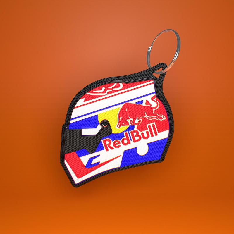 Max Verstappen 2025 Helmet Keychain