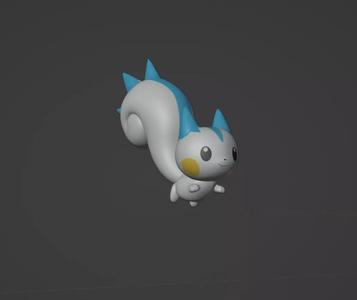 Pachirisu pokemon 3D print model