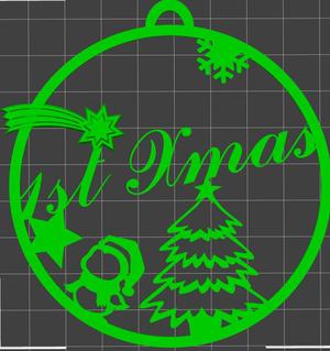 Christmas bauble "1st Xmas