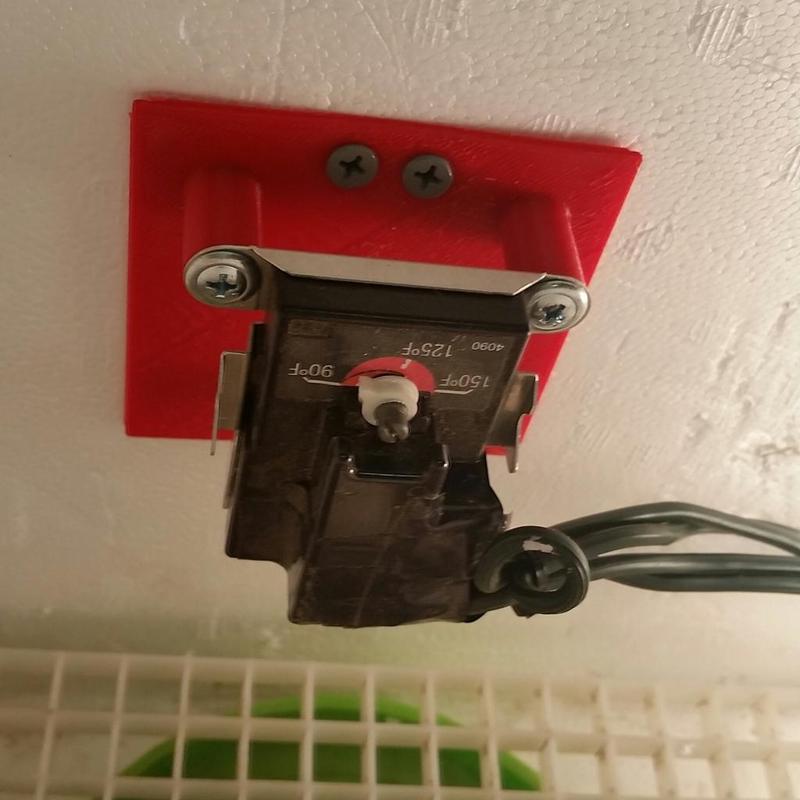 Termostat Mount for incubator
