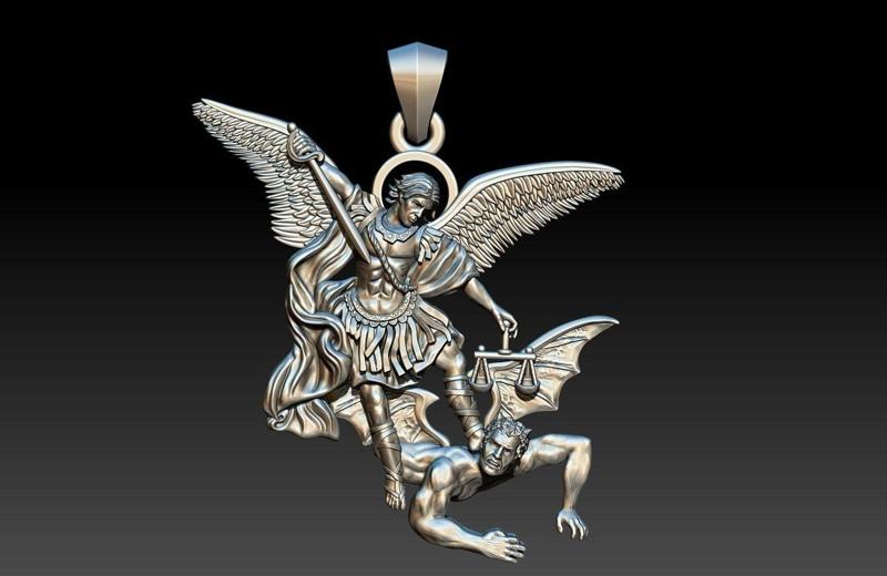 St Michael the Archangel pendant