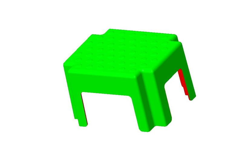 Plastic stool