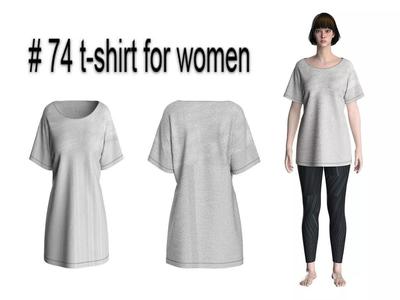 74 t-shirt for women