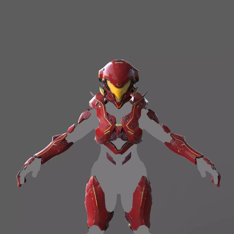 Olympia Vale Halo 5 Full Body Wearable Armor with Helmet