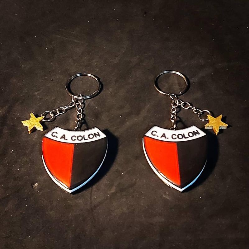 Colón de Santa Fe Keychain