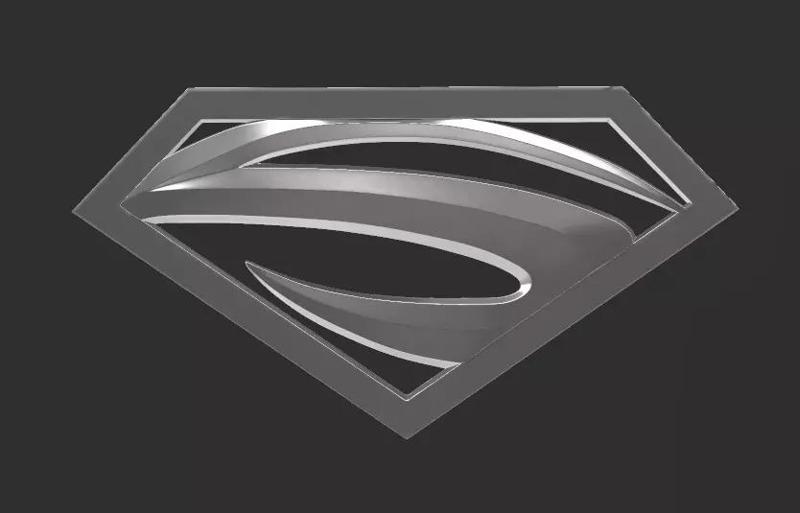 Tim Burton Superman Lives silver variant emblem