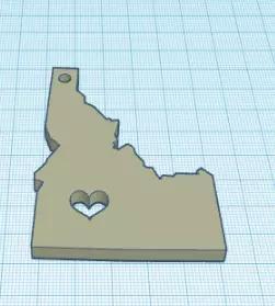 Idaho key chain