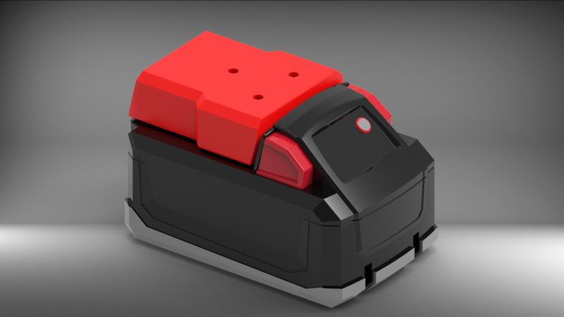 Milwaukee M18 battery holder