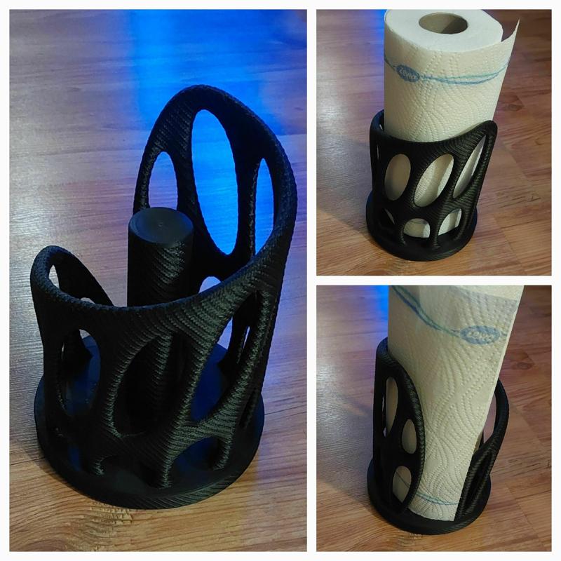 Paper Towel Holder organic - strcutured surface