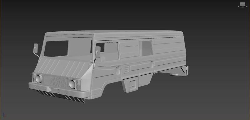 Pinzgauer 712K 6X6 Body For Print