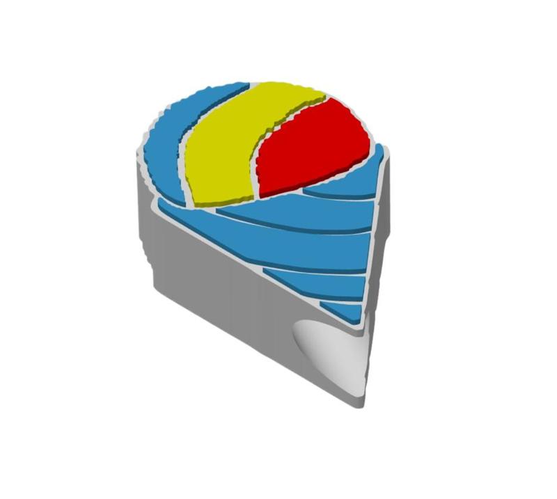 Snow Cone Straw Topper 2 sizes 3MF File Included