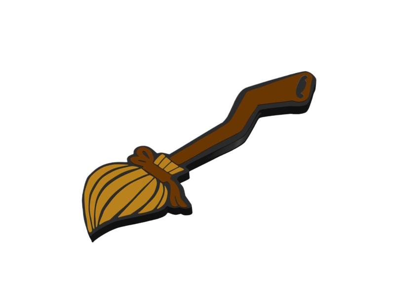 Witch Broom Straw Topper 2 sizes 3MF File included