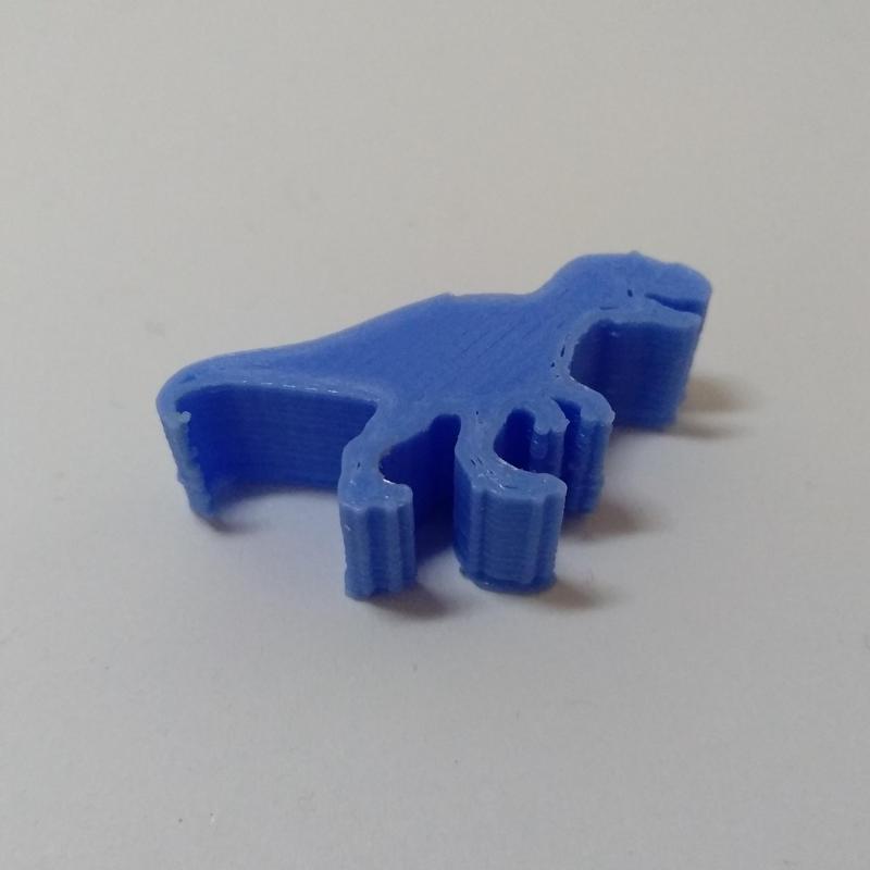 Allosaurus Meeple Silhouette – 3D Printable Game Token