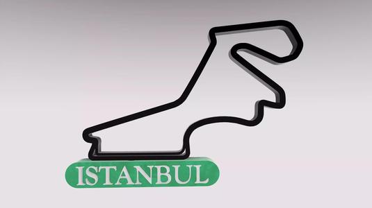 F1 Istanbul Race Track STL OBJ FBX Files 3D Print Fusion 360