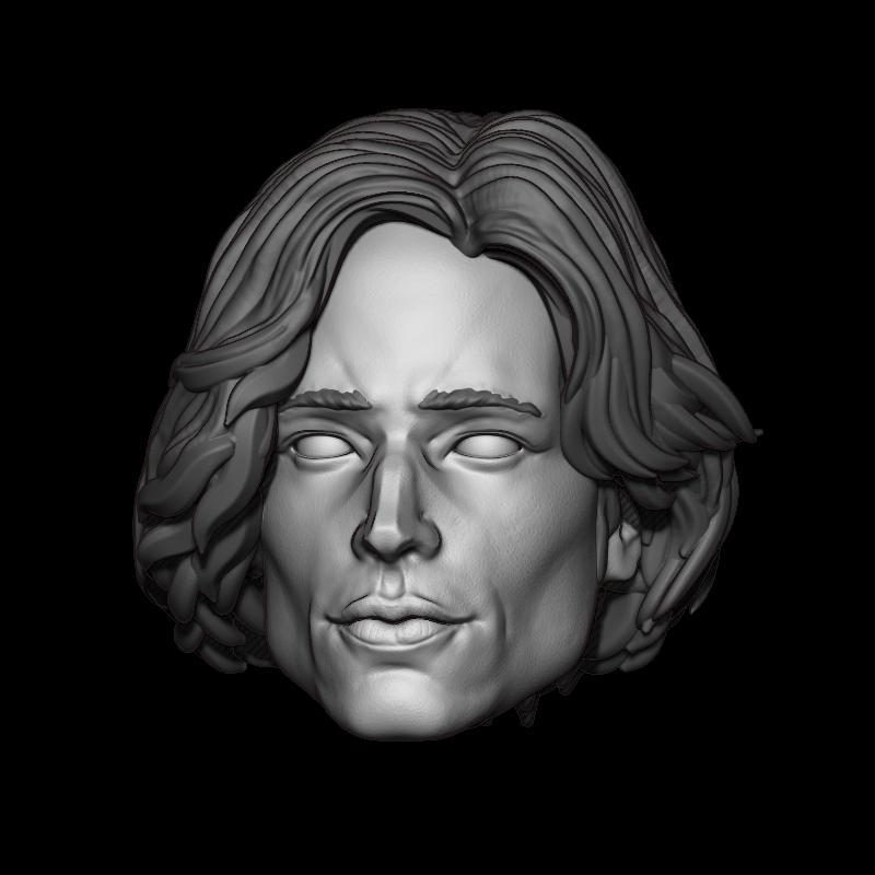 flash head long hair