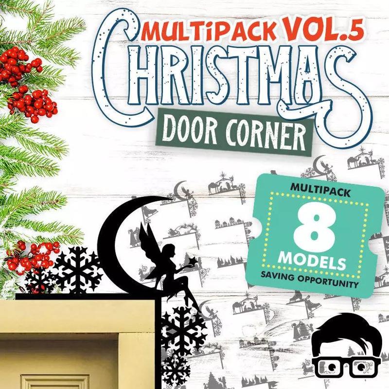 Christmas door corners vol 5 - Multipack of 8 models