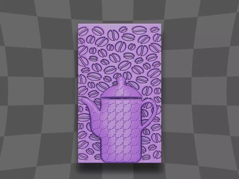Coffee pot decoration