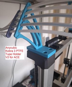 Anycubic Kobra 3 PTFE Tupe Holder V2 für ACE