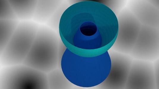 Cone and Bowl Vase