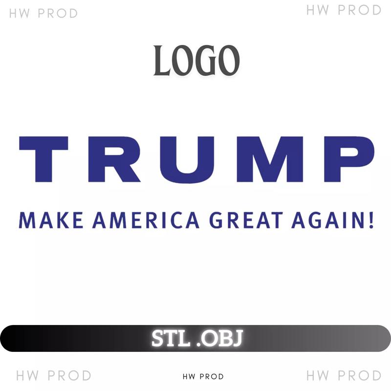 Logo Trump Maga Make America great again