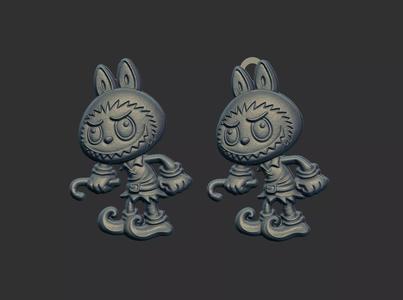 labubu christmas cnc model