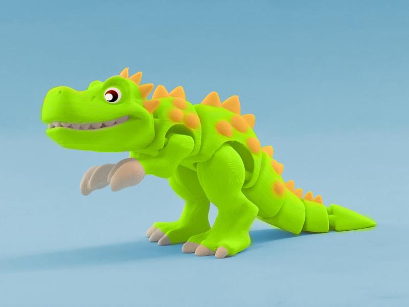 Articulated Trex dinosaur
