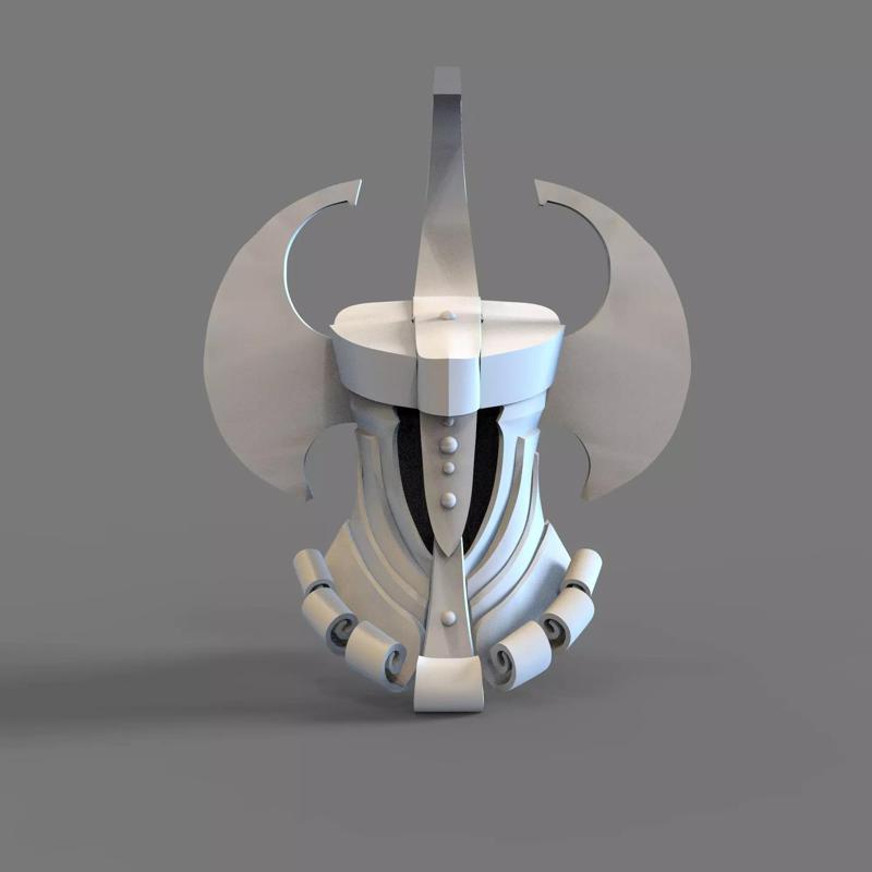 Crucible Axe Knight Elden Ring Wearable Helmet