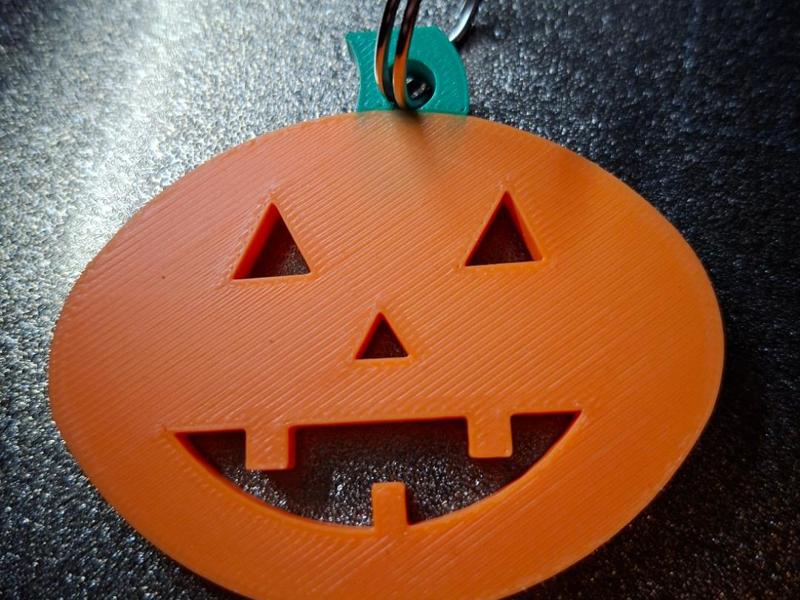 Pumpkin Keychain
