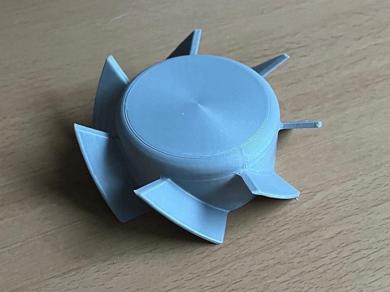 Exhaust Fan Impeller 90mm for 4mm Shaft