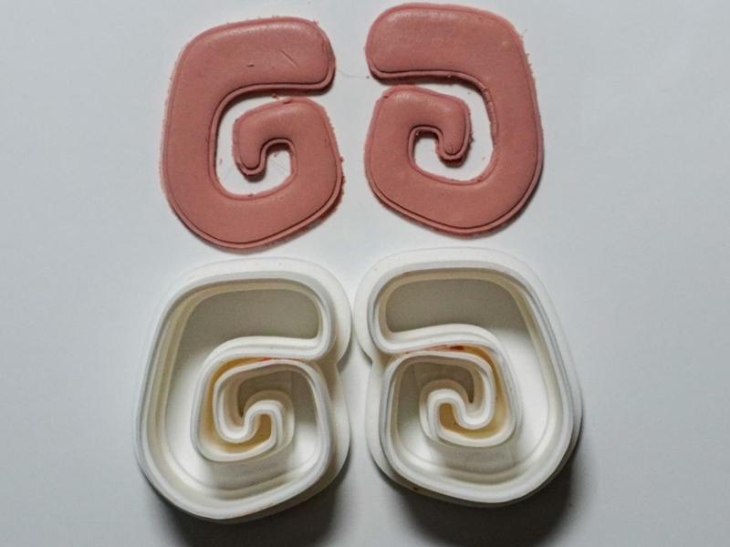 Minimalist Polymer Clay Cutter Earrings Necklaces