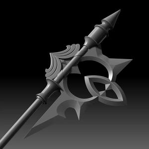 Azura Axe 3D Printable Model