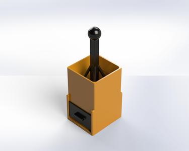 Compact filament trash can