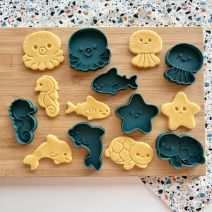 Ocean babies cookie cutter set